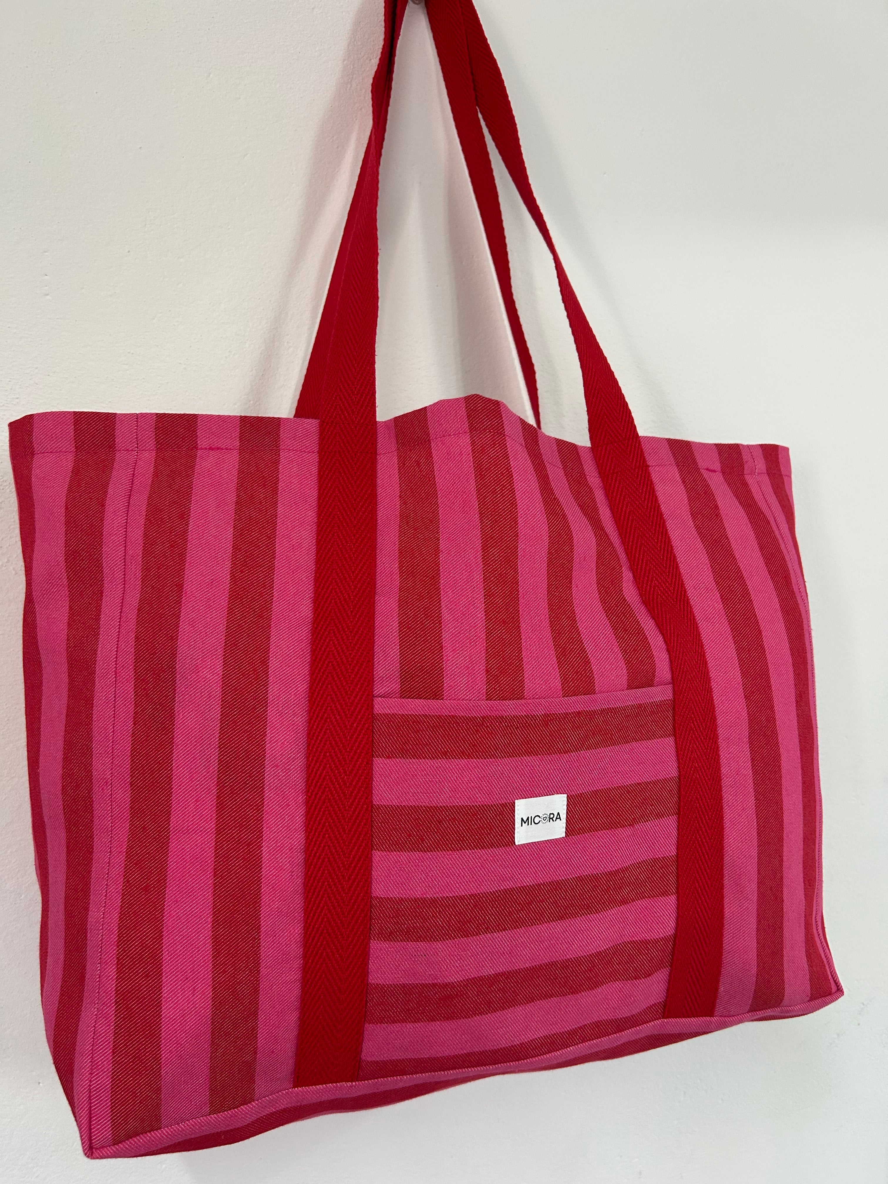 Bolsa Playa Rojo-Rosa