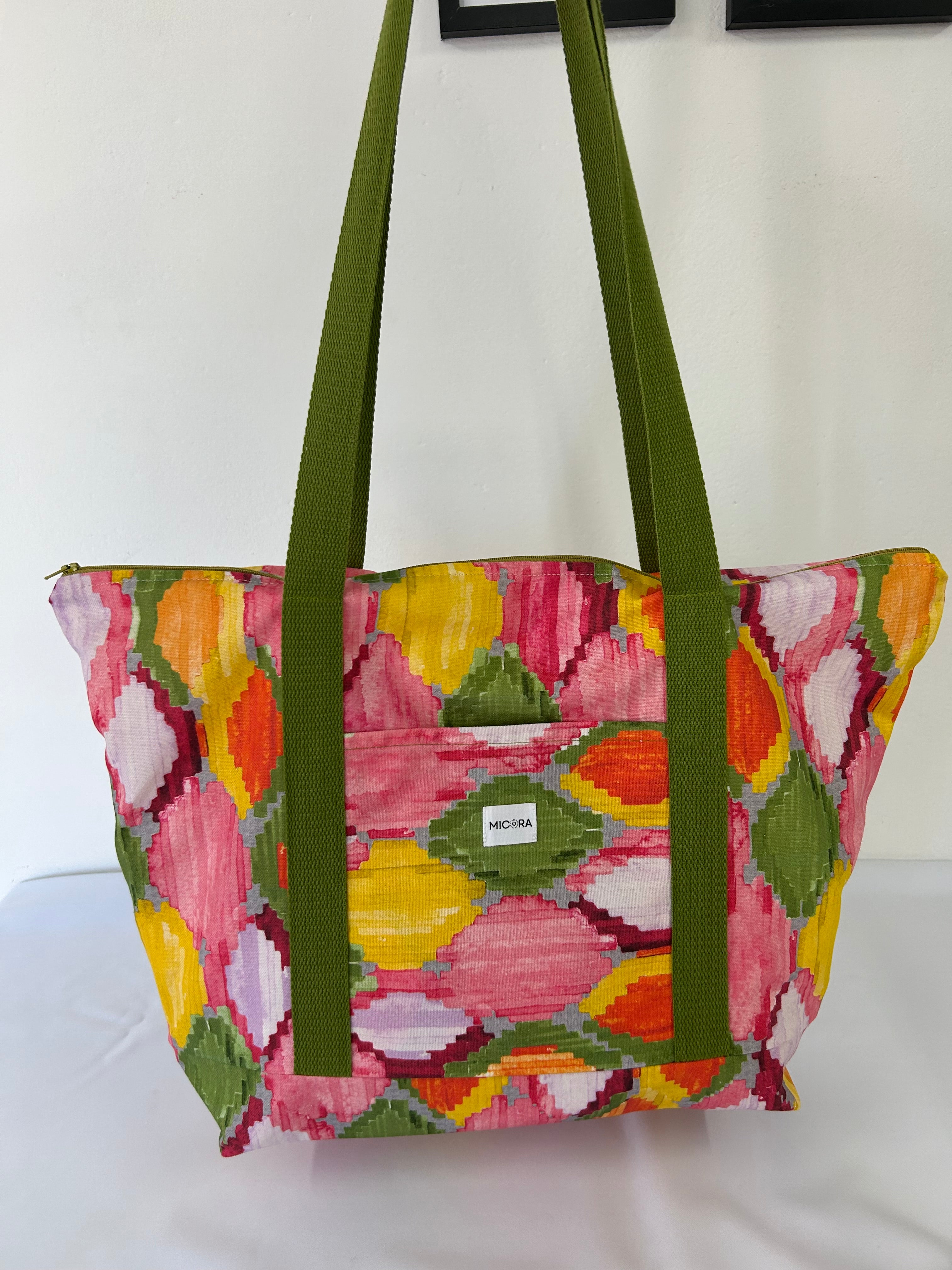 Bolso Playa Estampada Colores