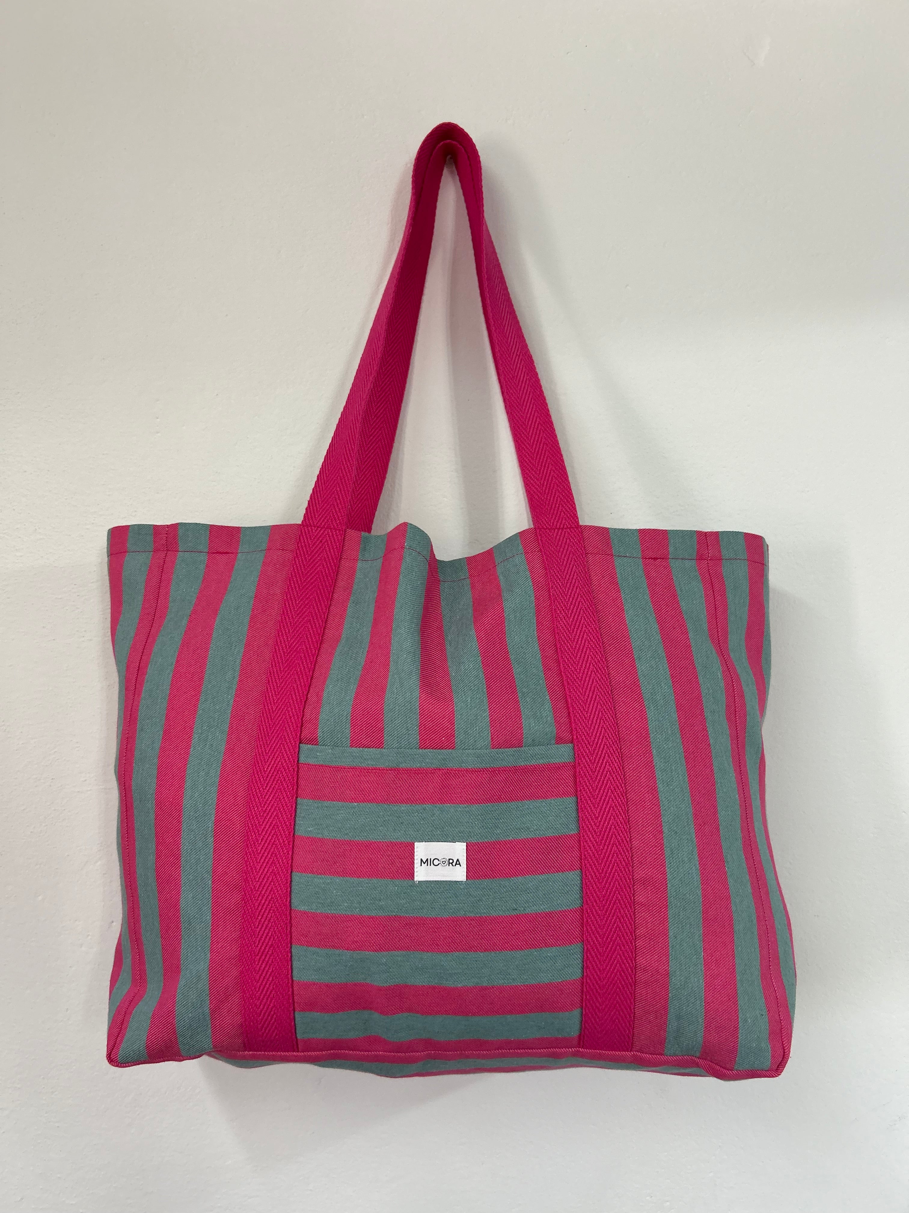 Bolsa Playa Rosa-Azul