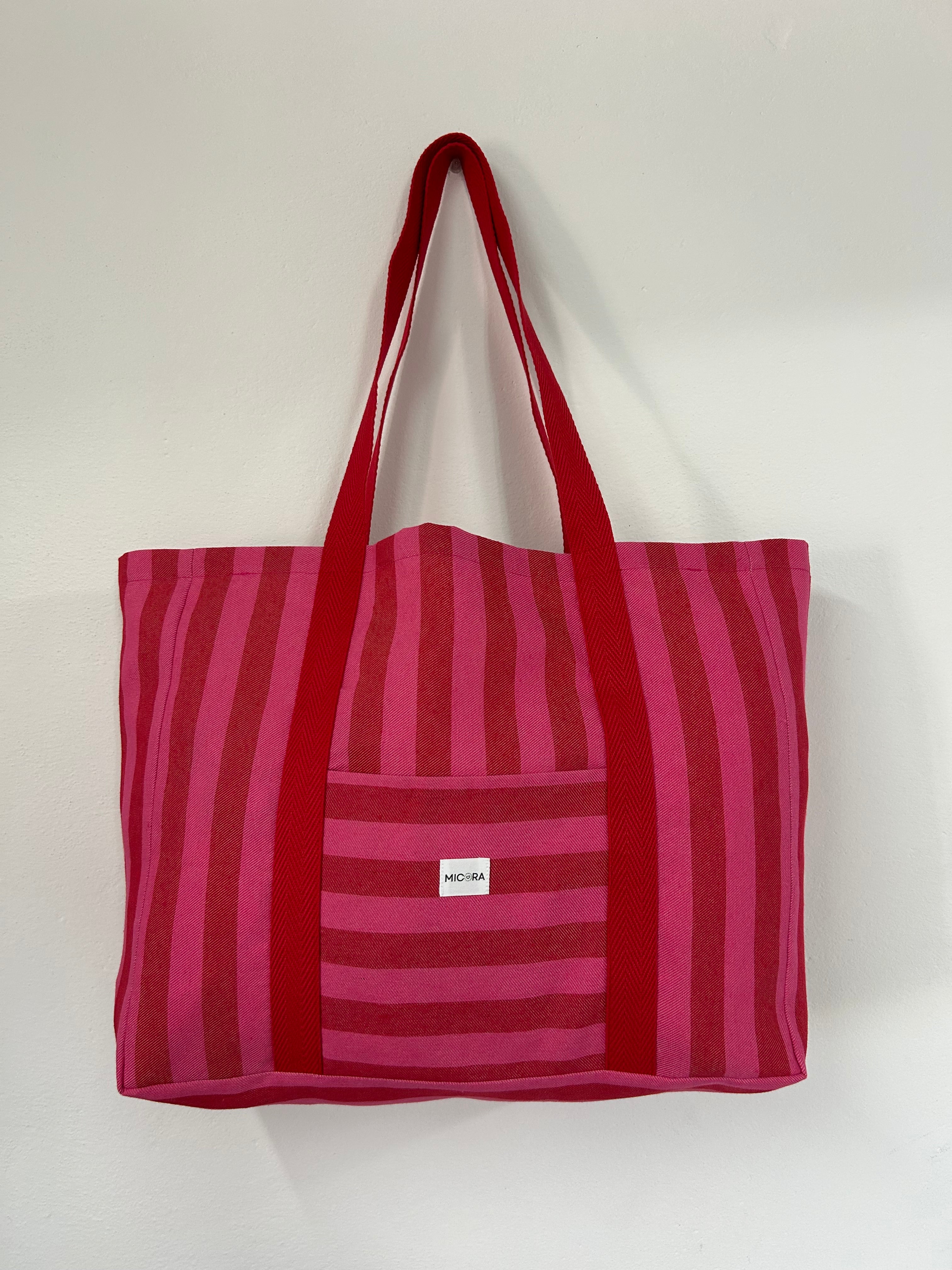 Bolsa Playa Rojo-Rosa