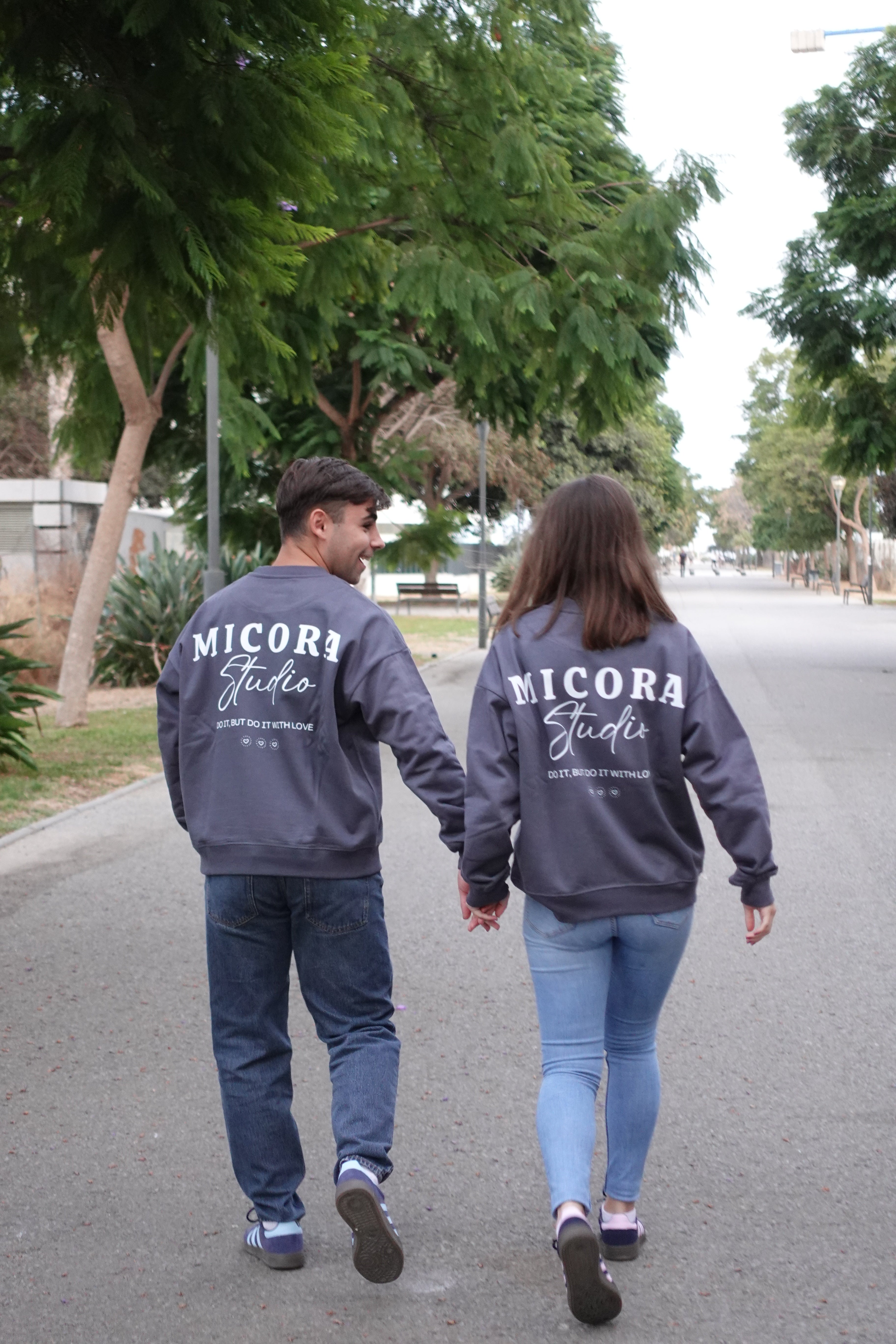 Sudadera Gris Micora Studio