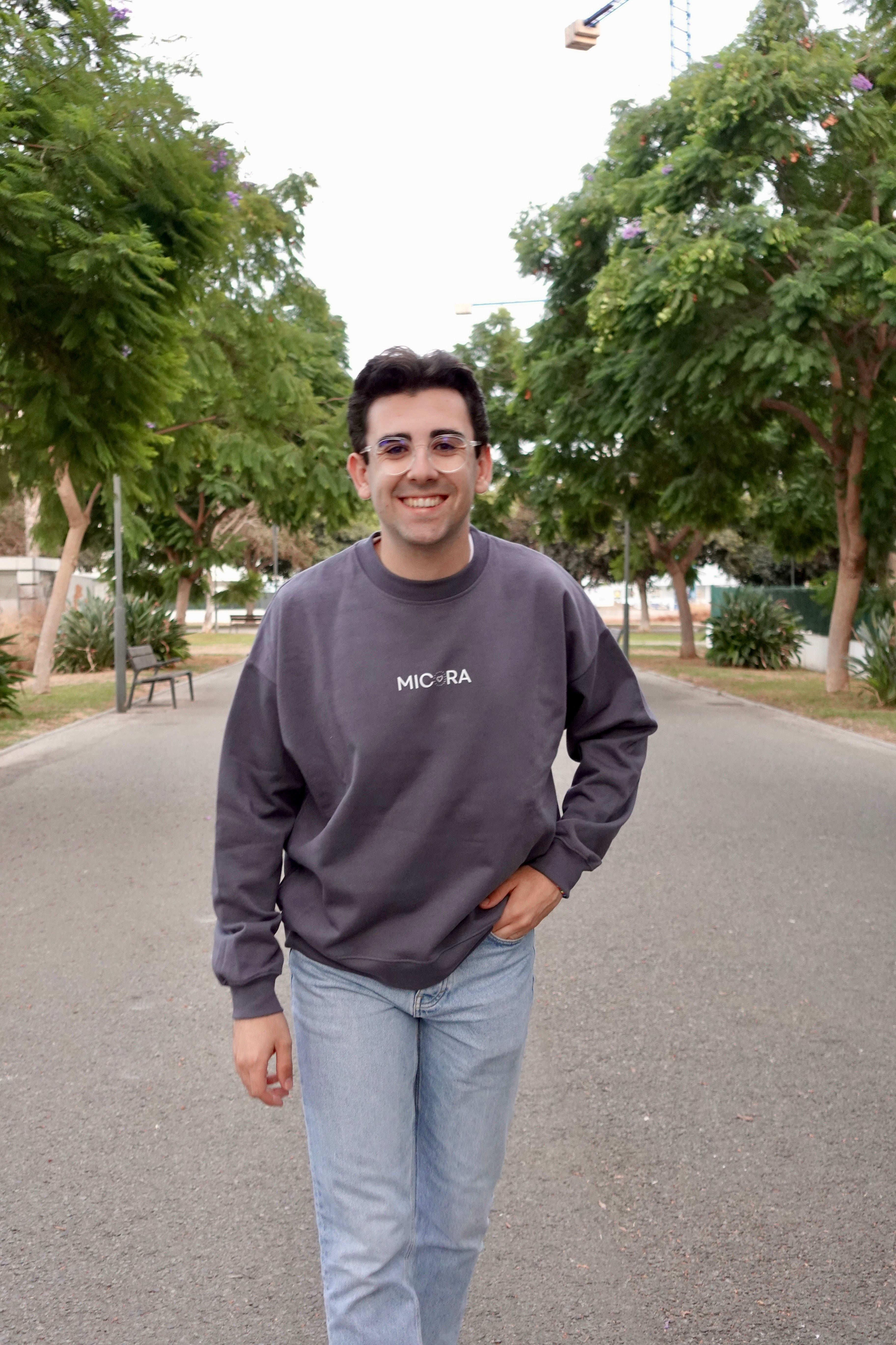 Sudadera Gris Micora Studio