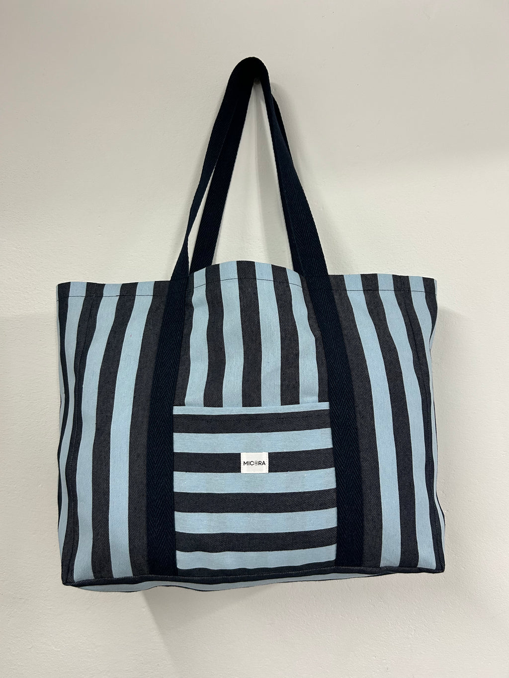 Bolsa Playa Celeste-Azul Marino