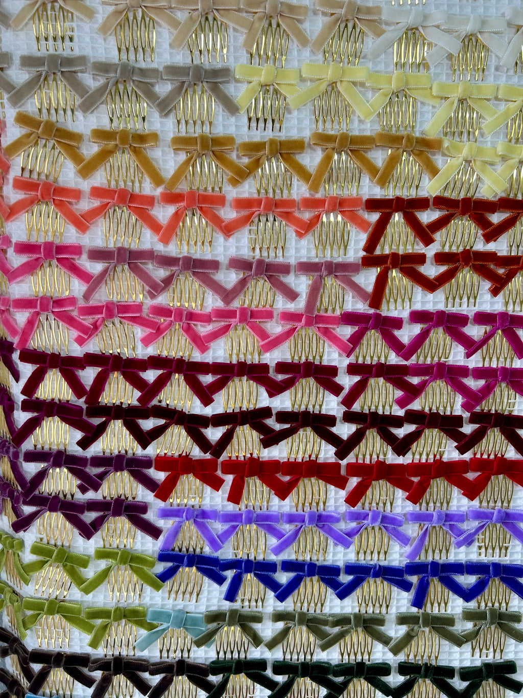 Peinecillo Moñas de Terciopelo