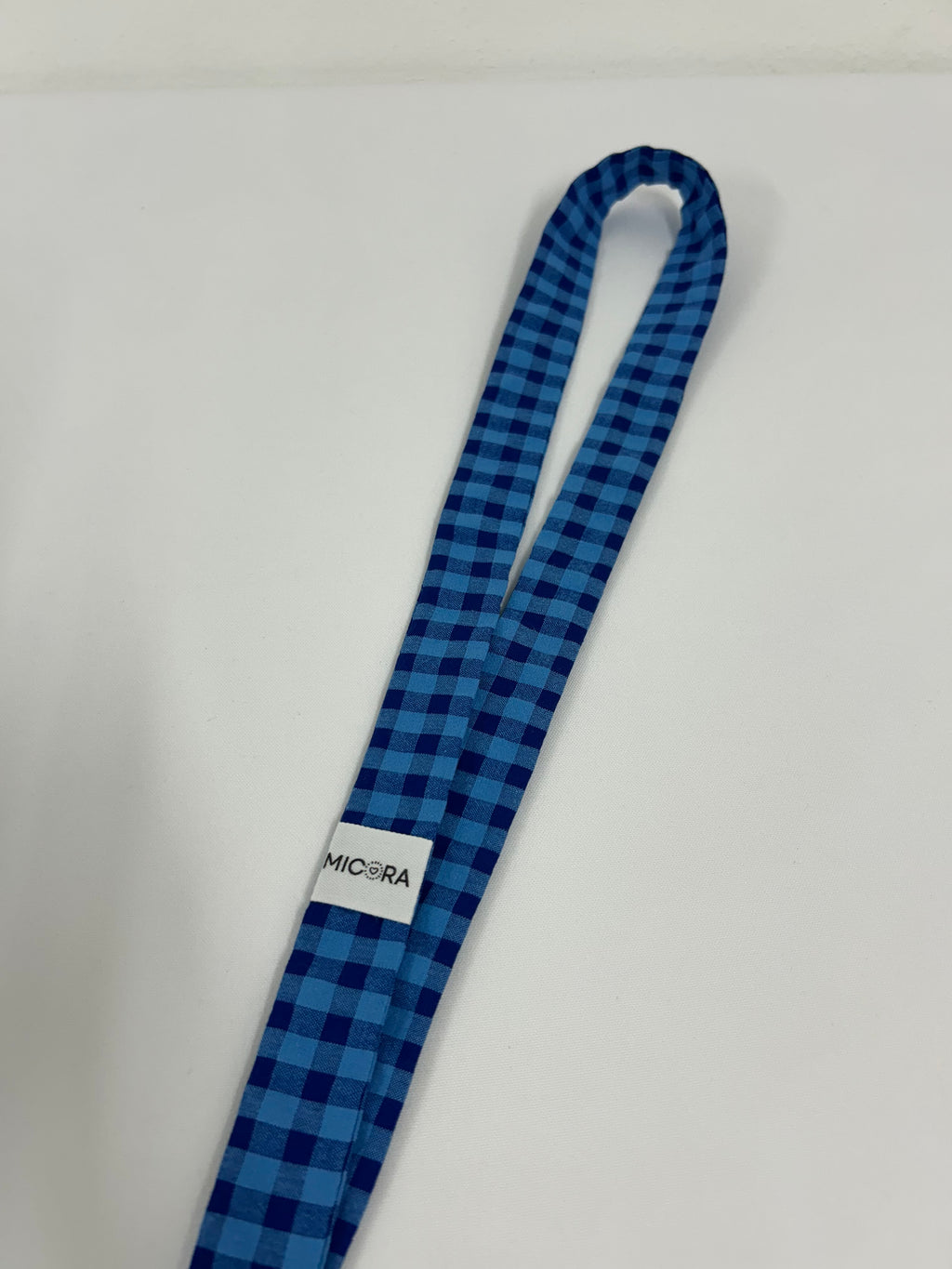 Lanyard Celeste-Azul Marino