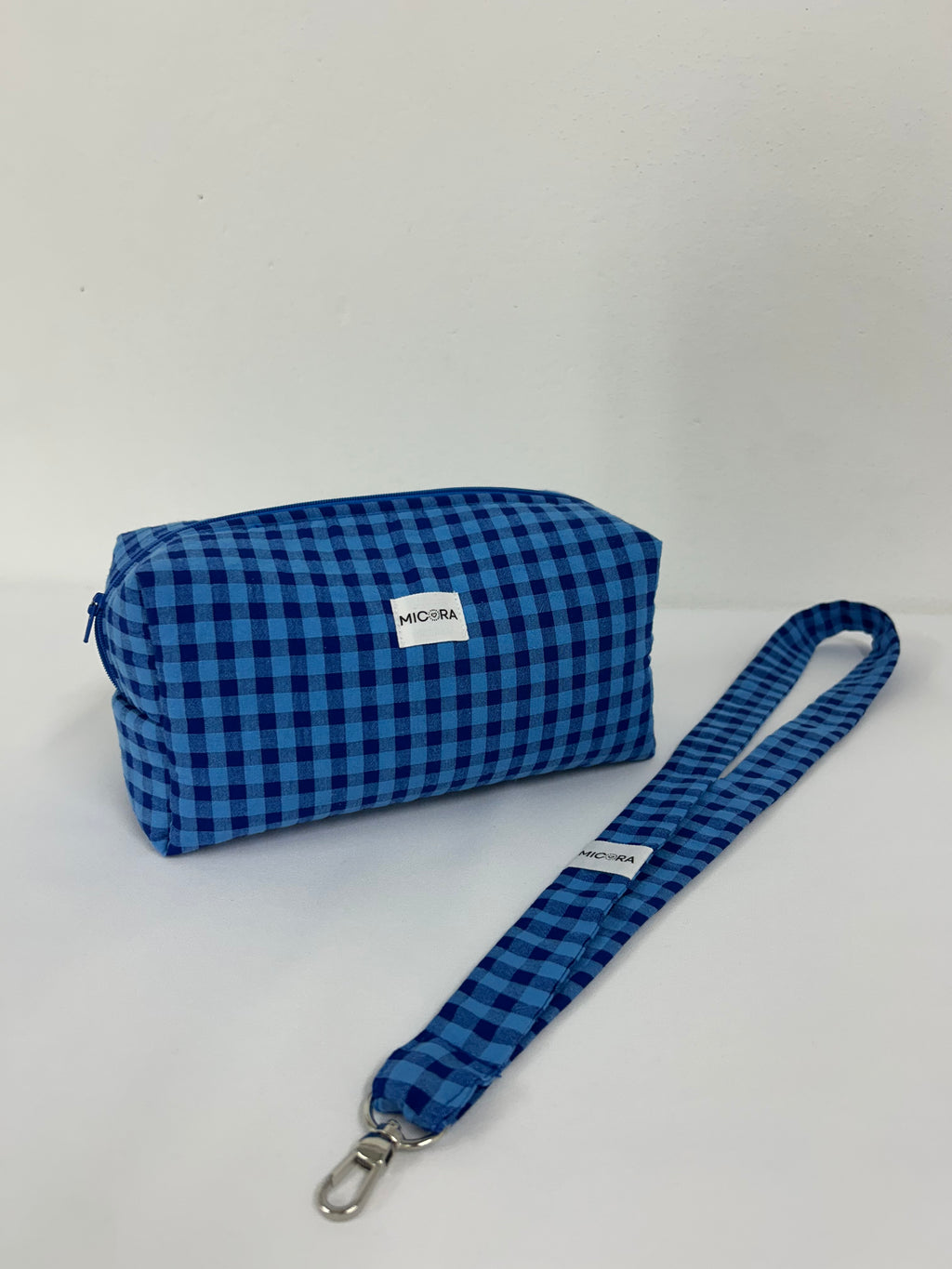 Lanyard Celeste-Azul Marino