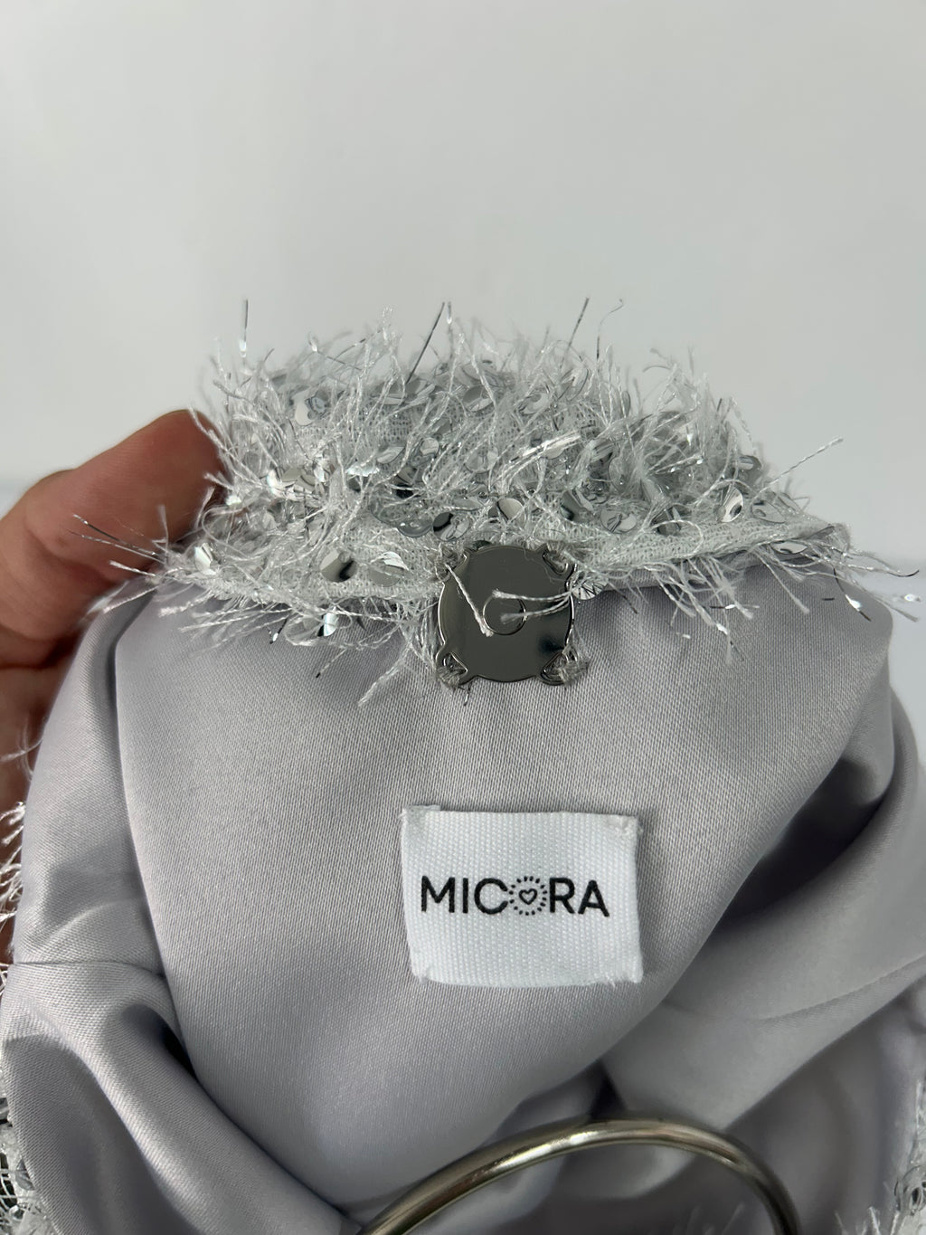 Bolso 11:11 Blanco-Plata