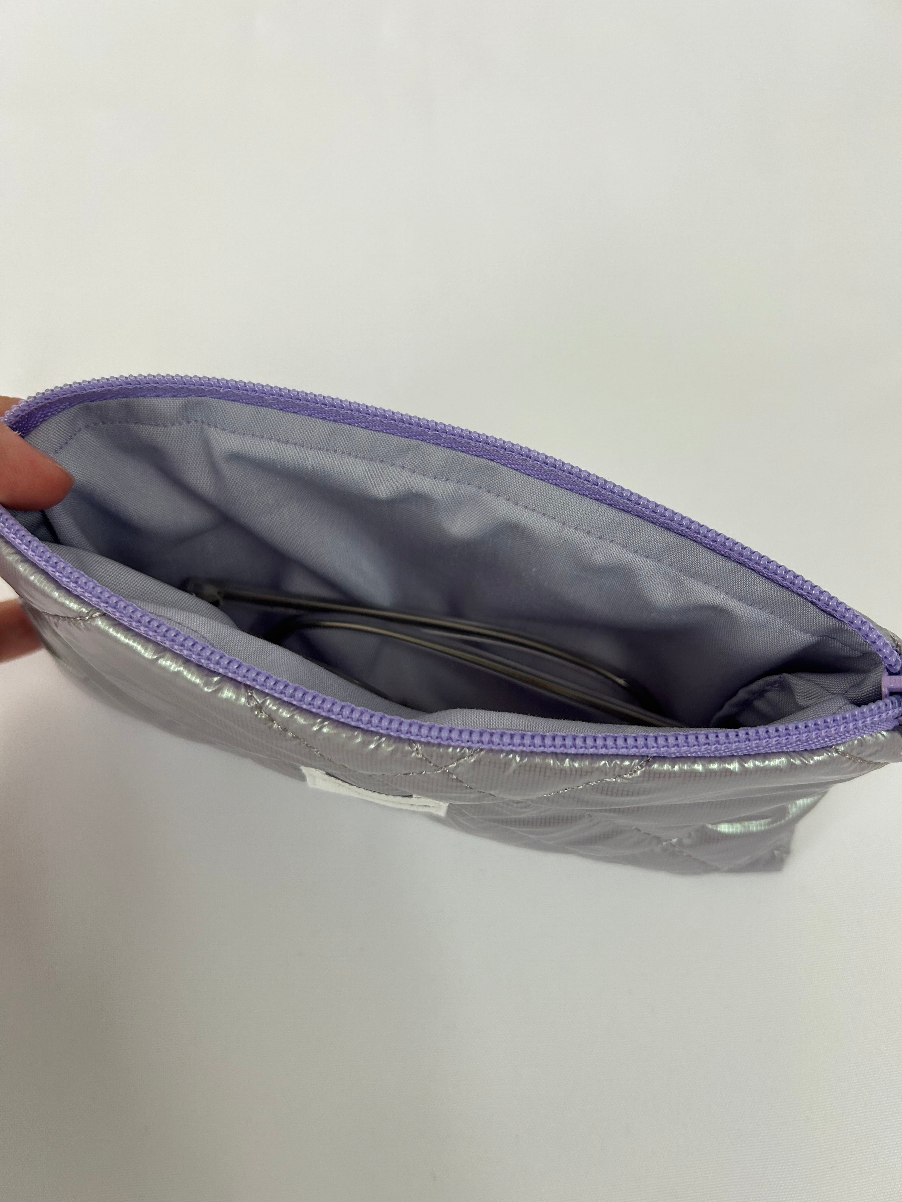 Funda Gafas Lila Metalizada