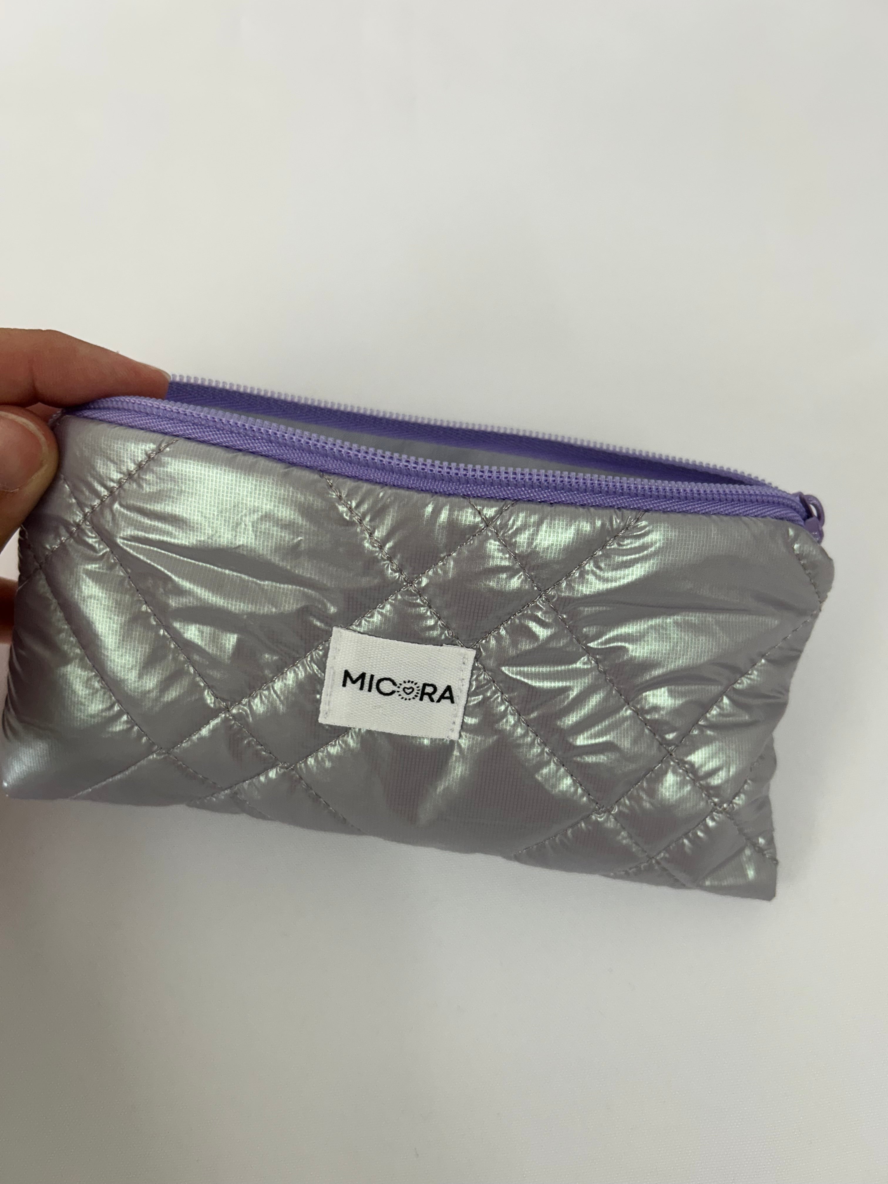 Funda Gafas Lila Metalizada