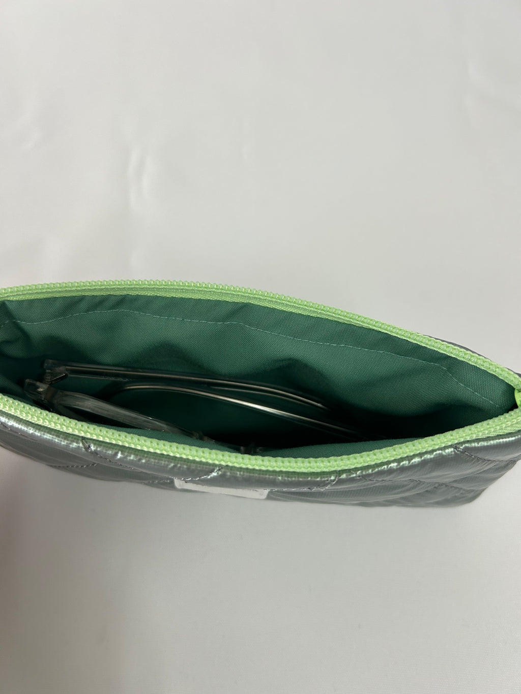 Funda Gafas Verde Metalizada