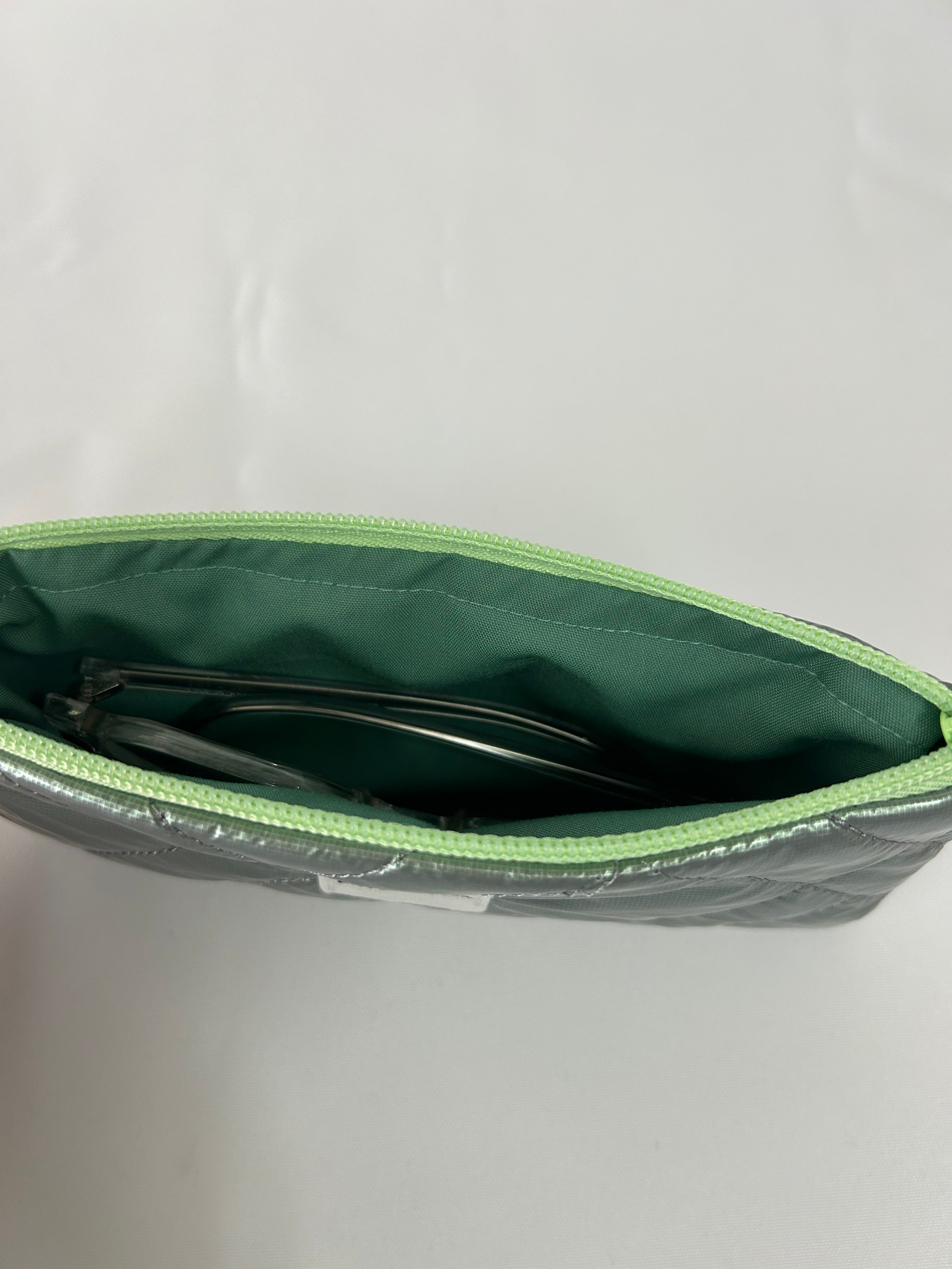 Funda Gafas Verde Metalizada