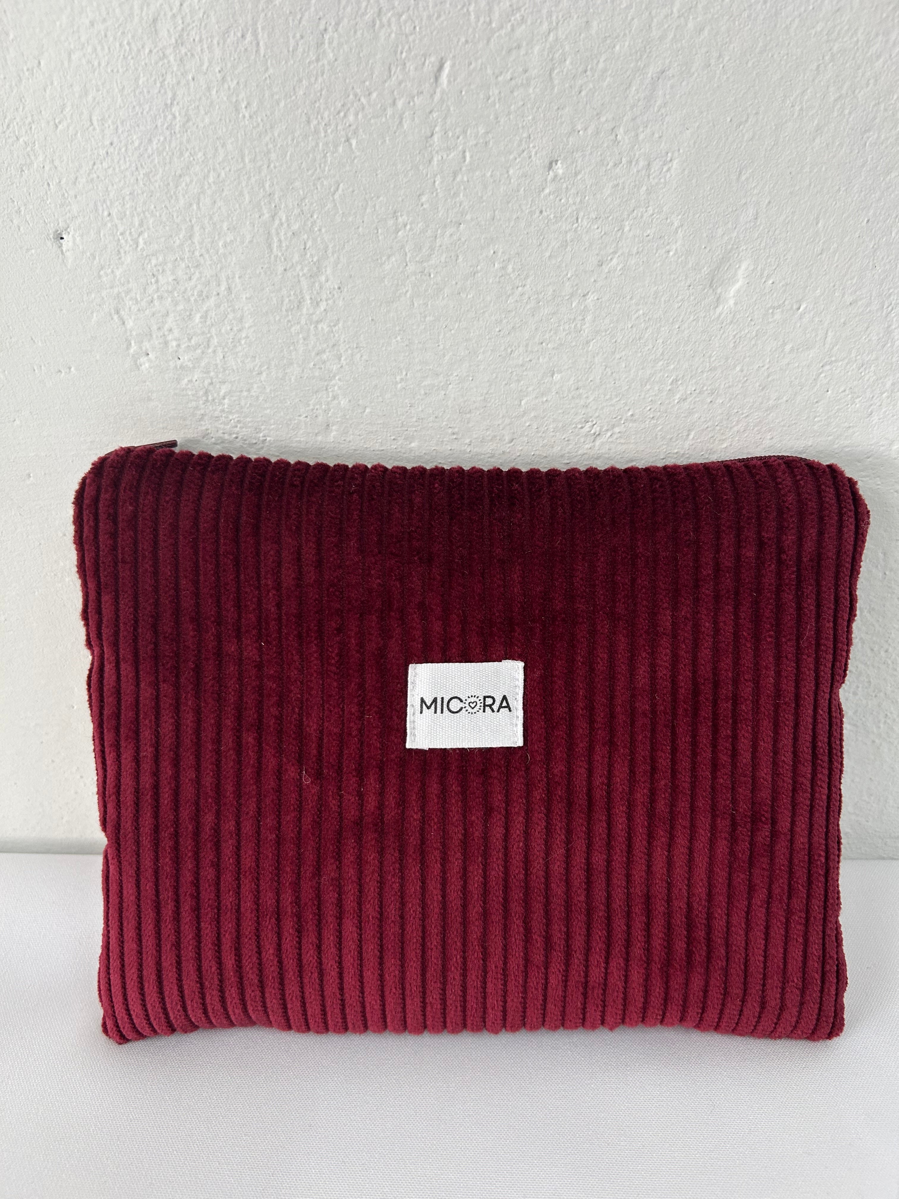 Neceser Pequeño Pana Granate