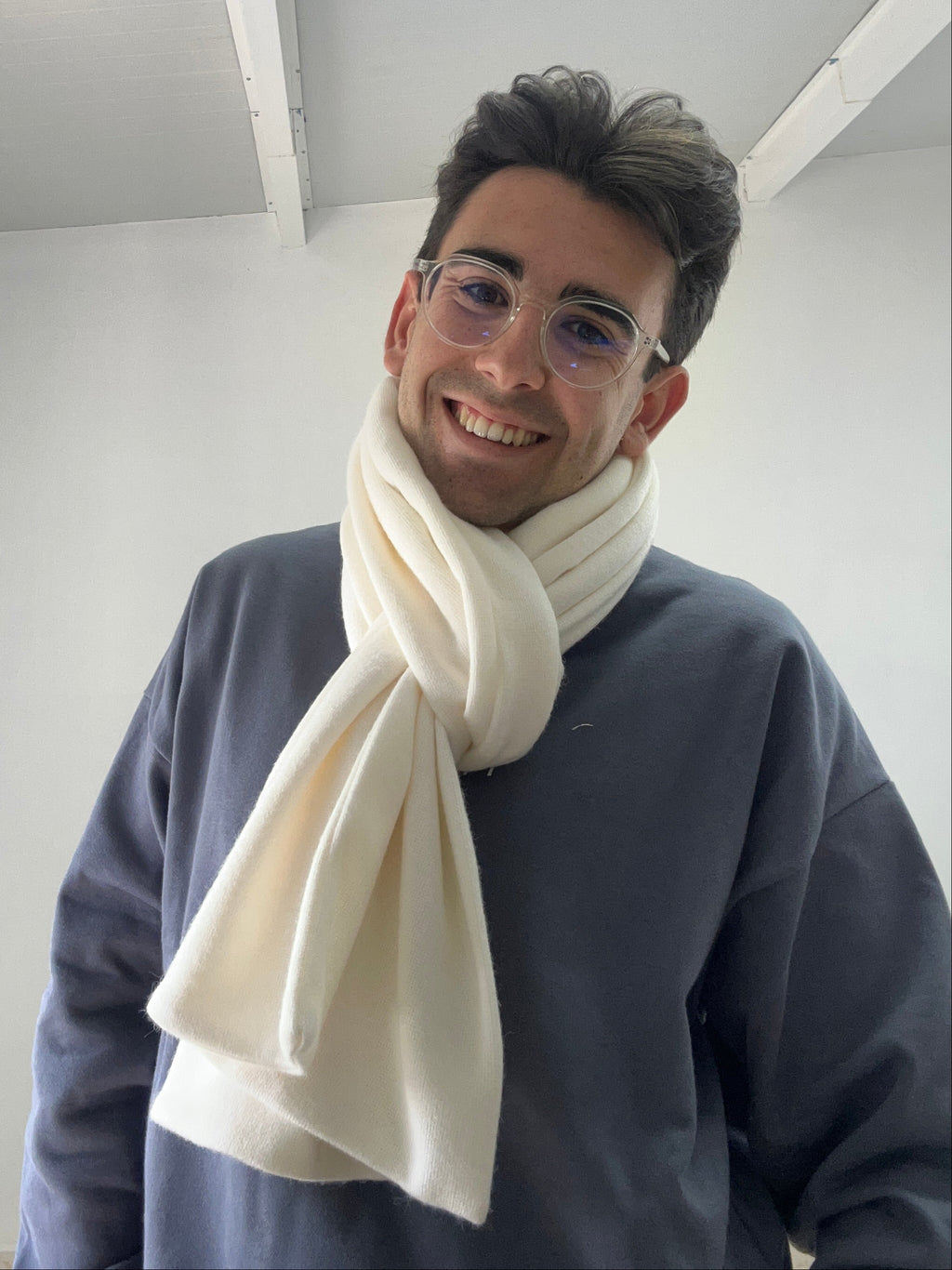 Bufanda Suave Blanca