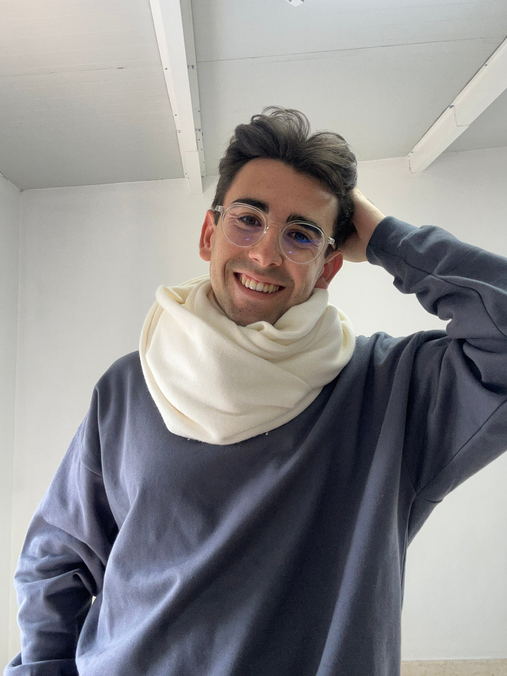 Bufanda Suave Blanca