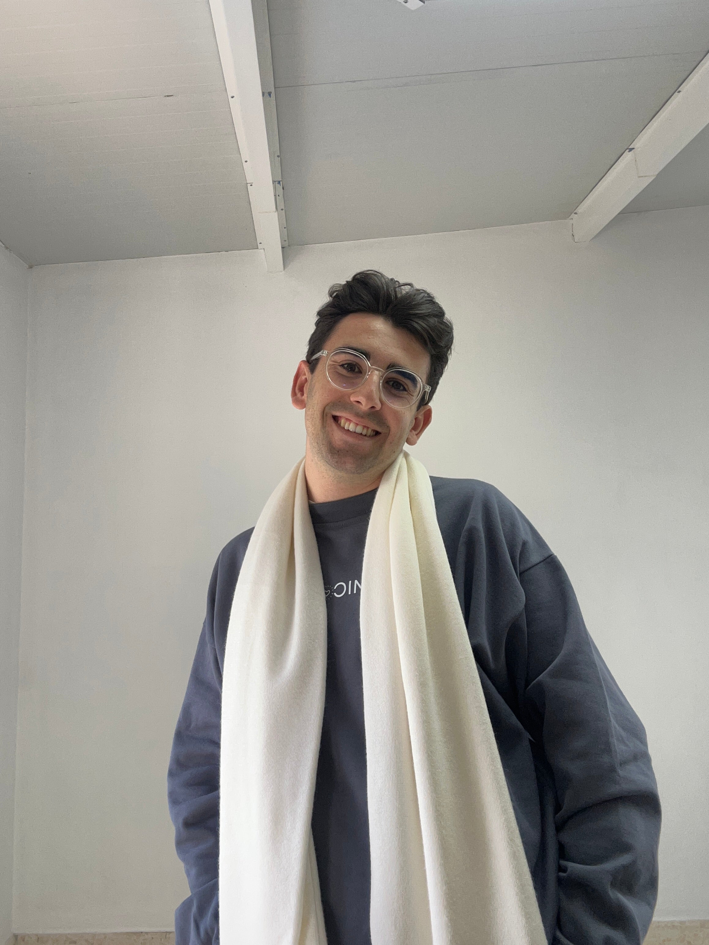 Bufanda Suave Blanca