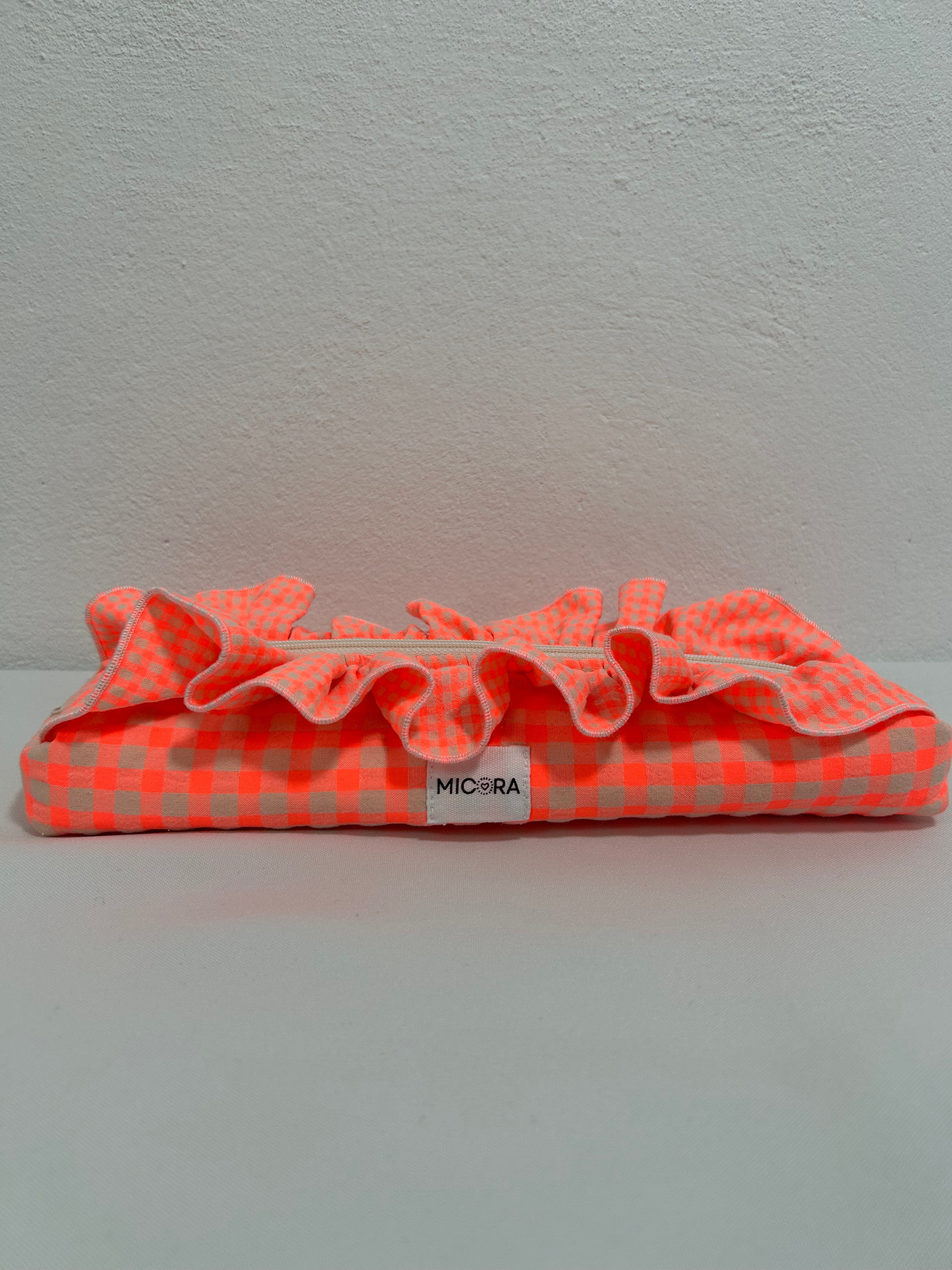 Estuche Volante Naranja Flúor