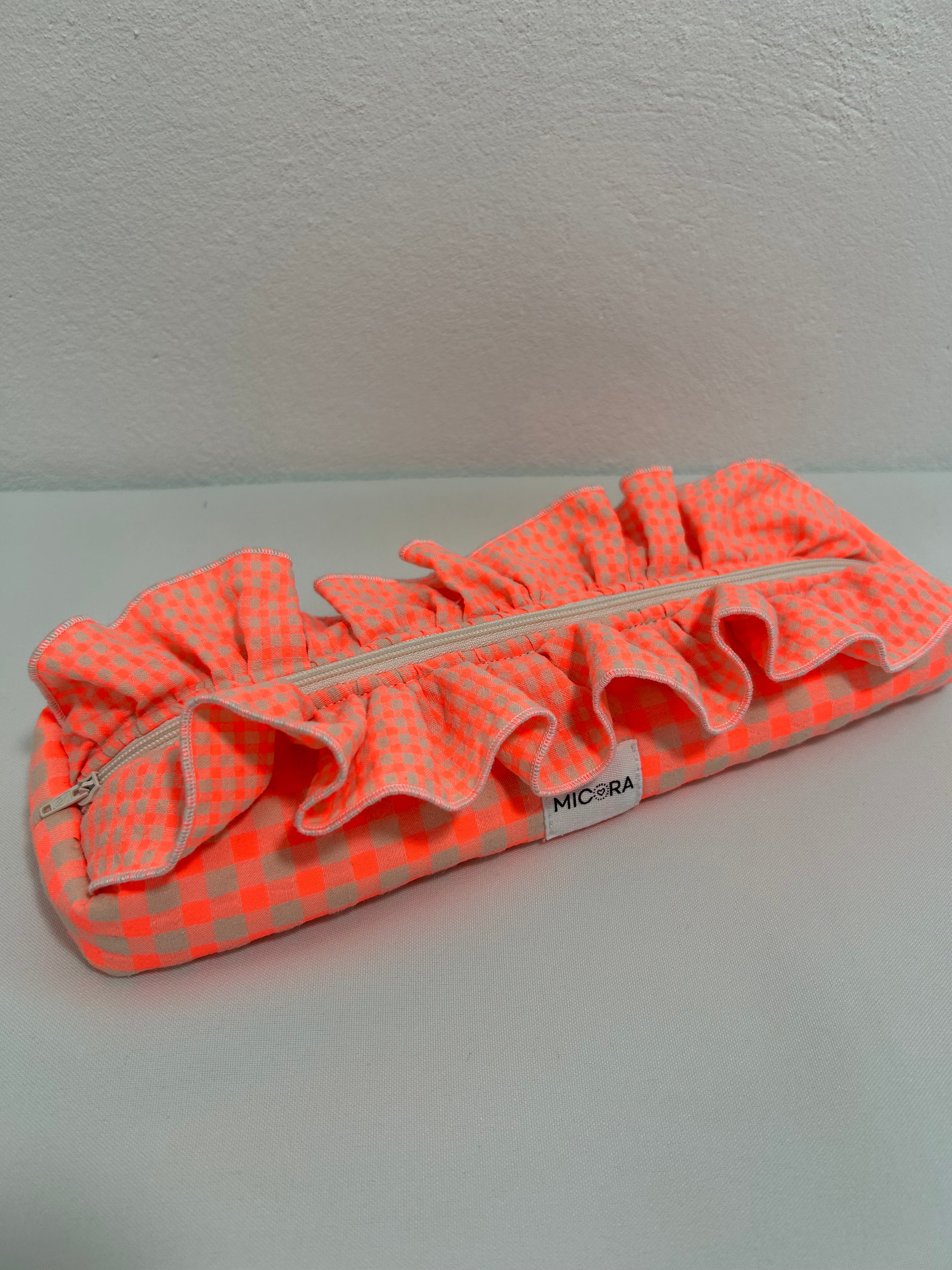 Estuche Volante Naranja Flúor