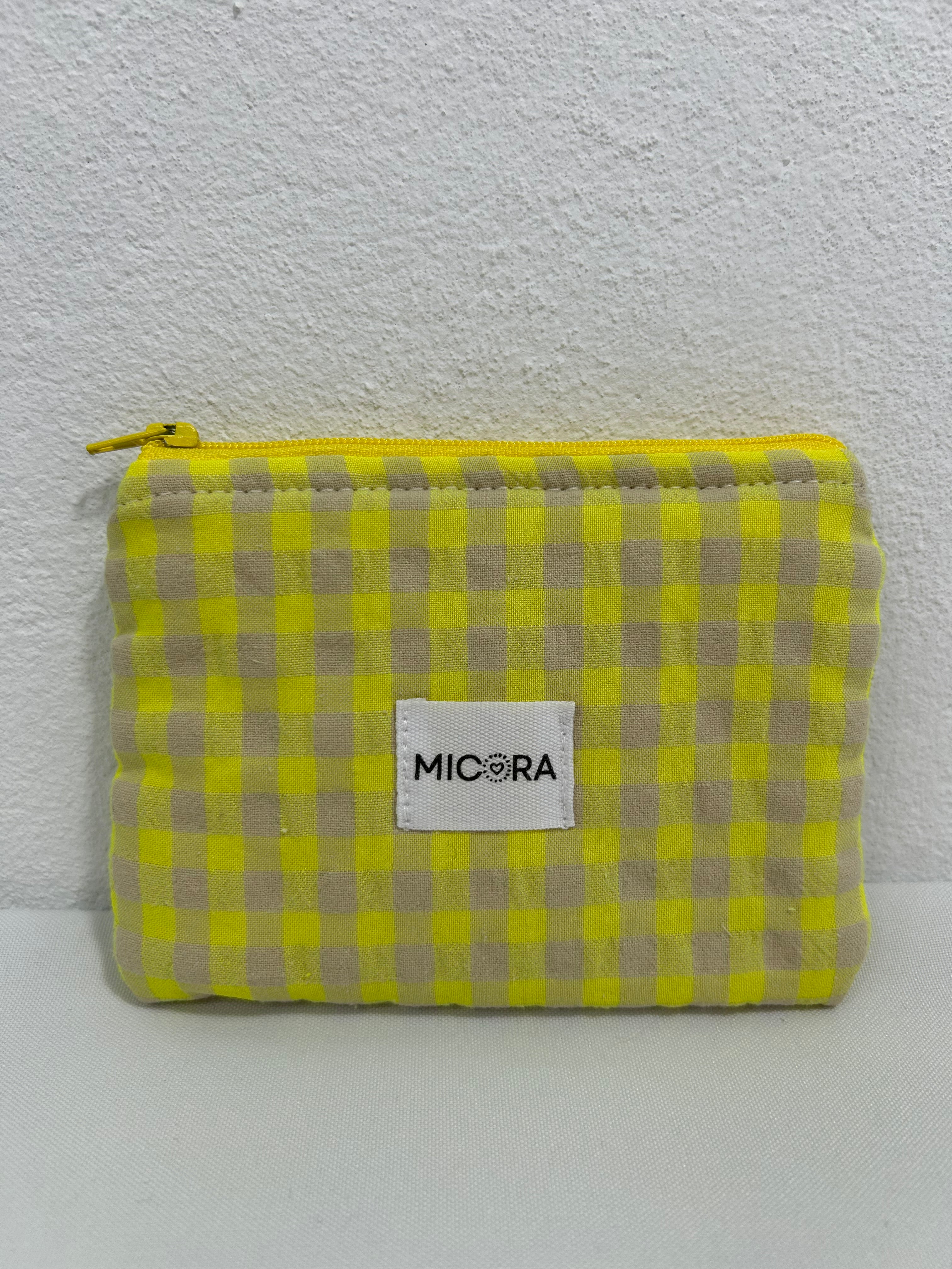 Monedero Lina Amarillo Flúor