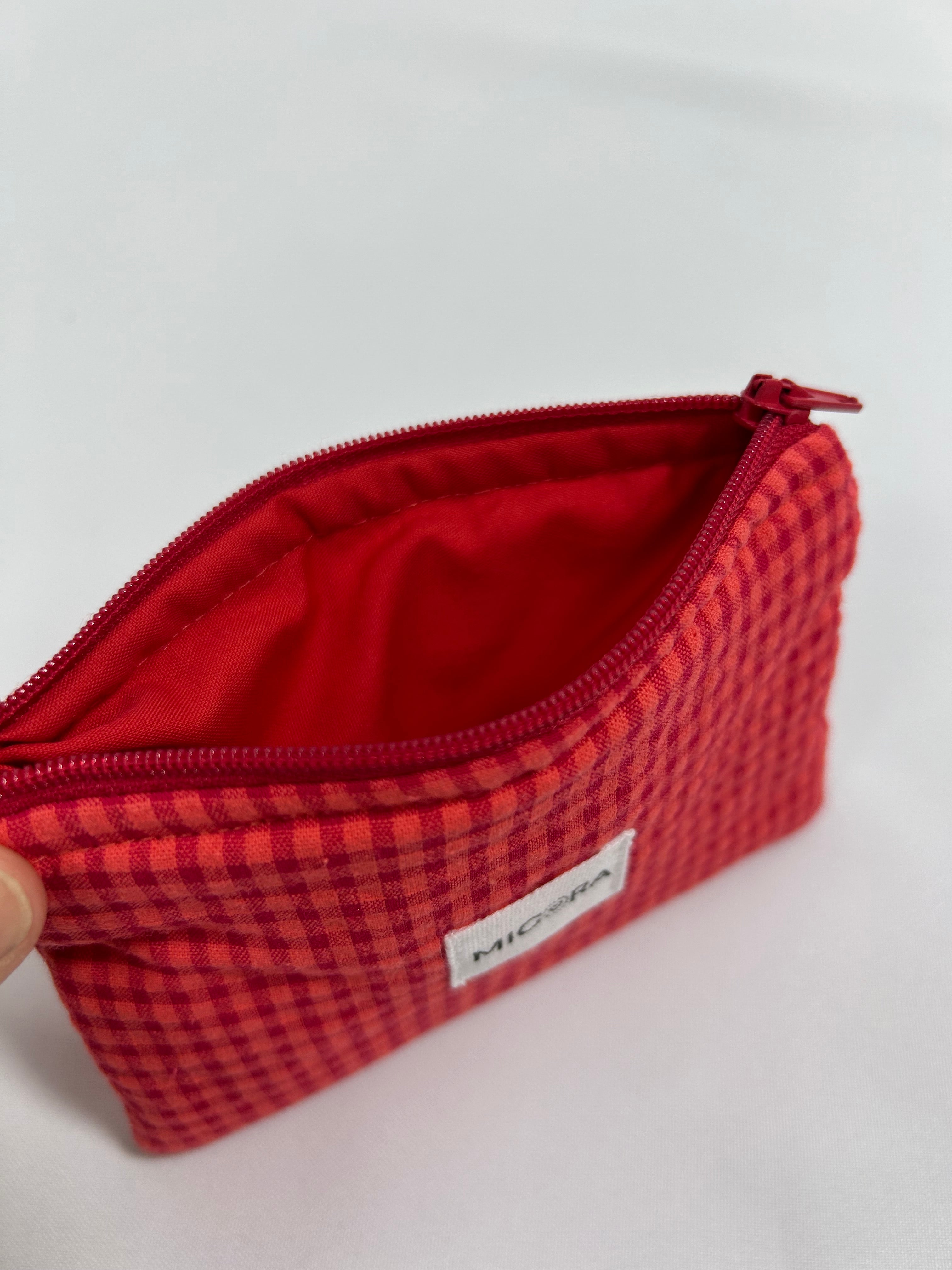 Monedero Lina Rojo-Coral Mini