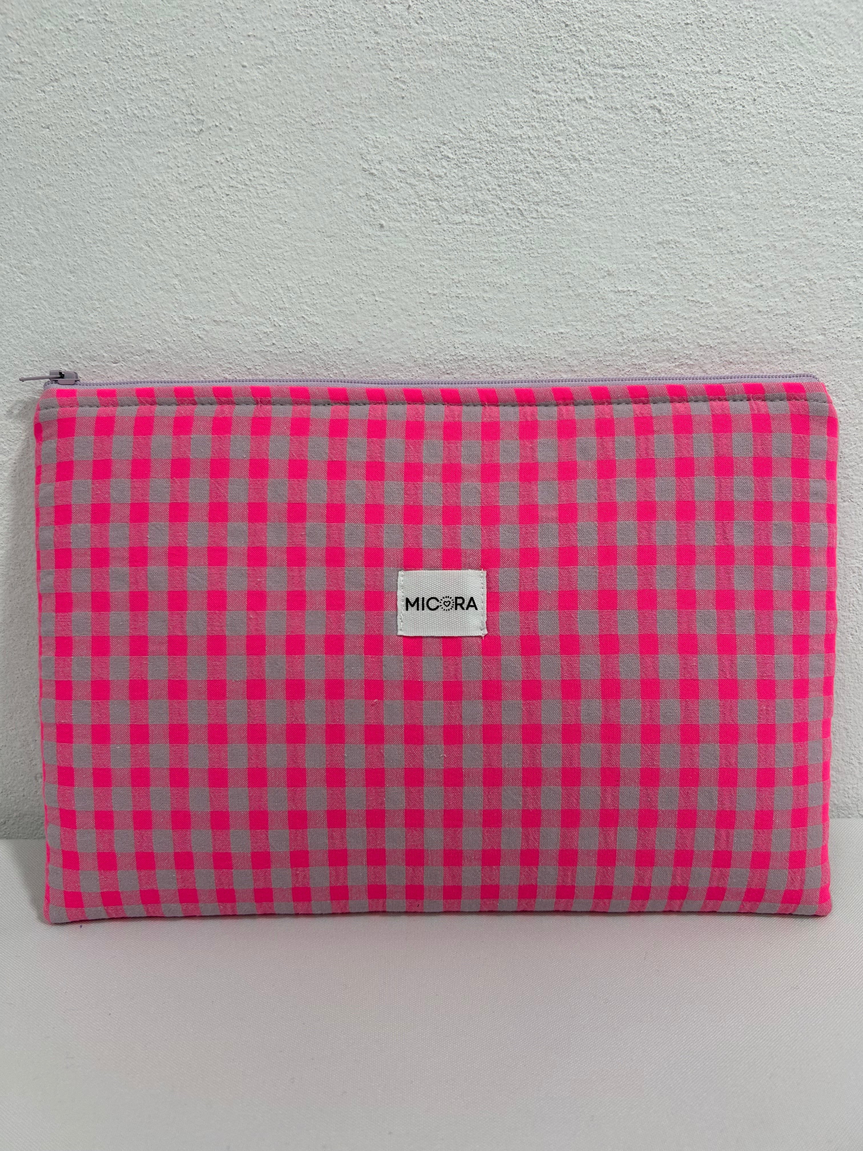 Neceser Mediano Rosa Flúor