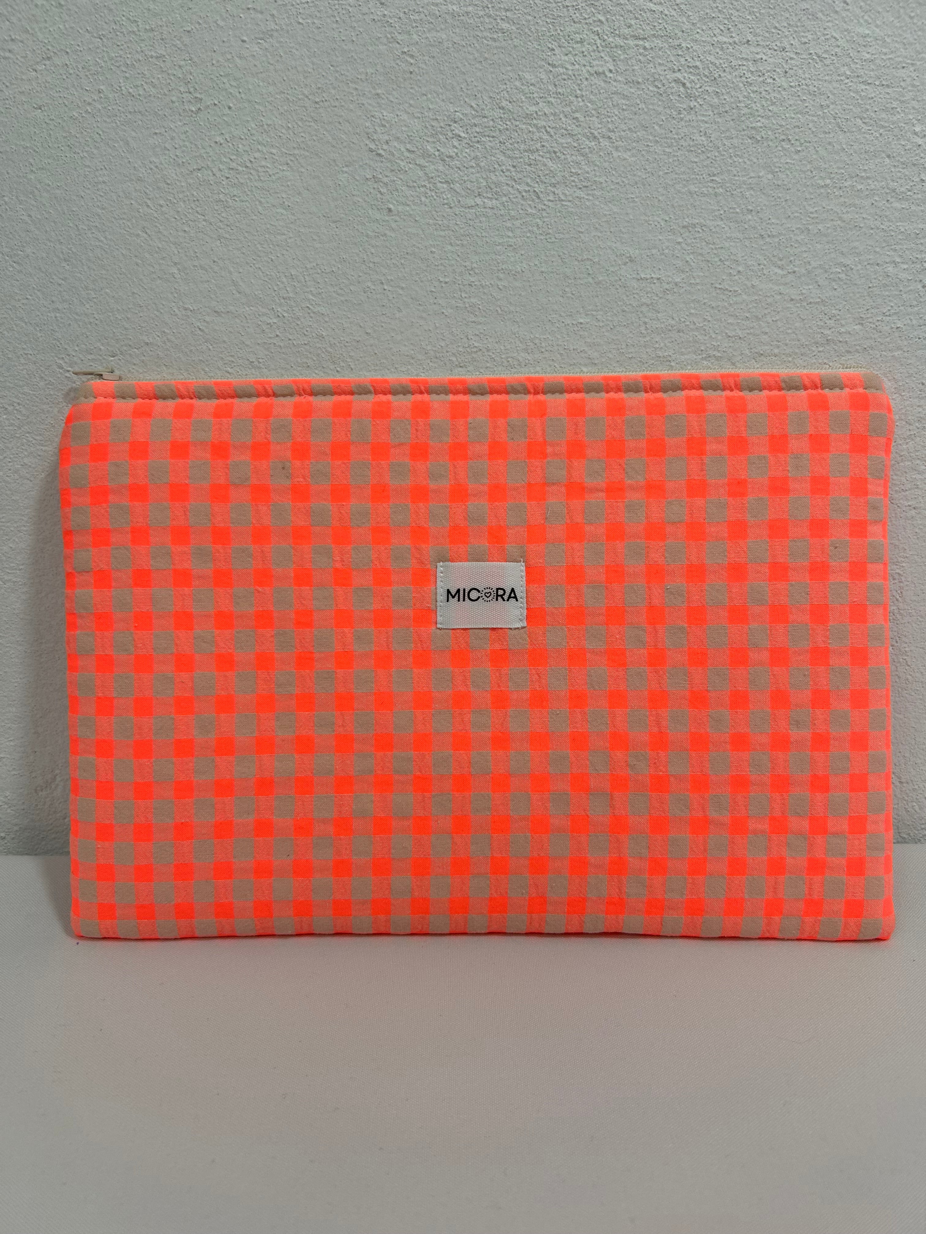 Neceser Mediano Naranja Flúor