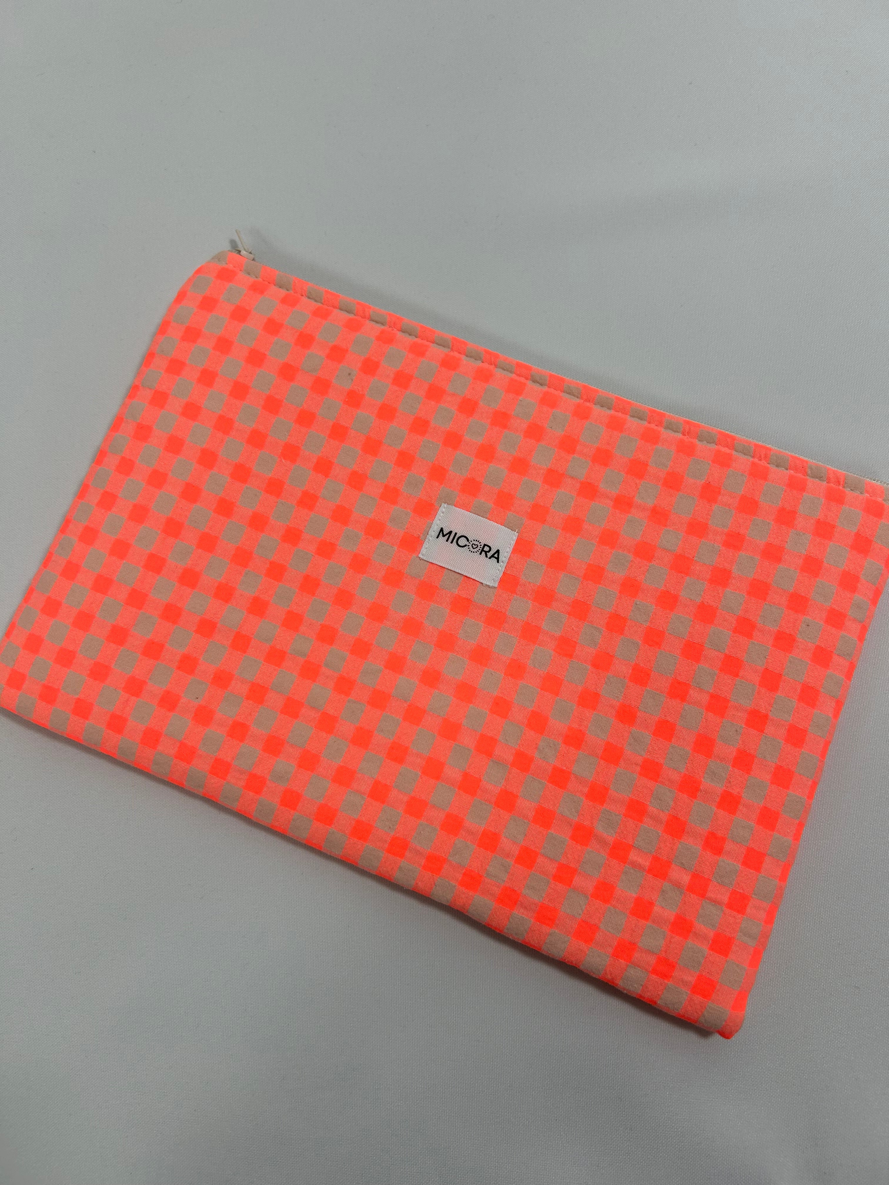 Neceser Mediano Naranja Flúor