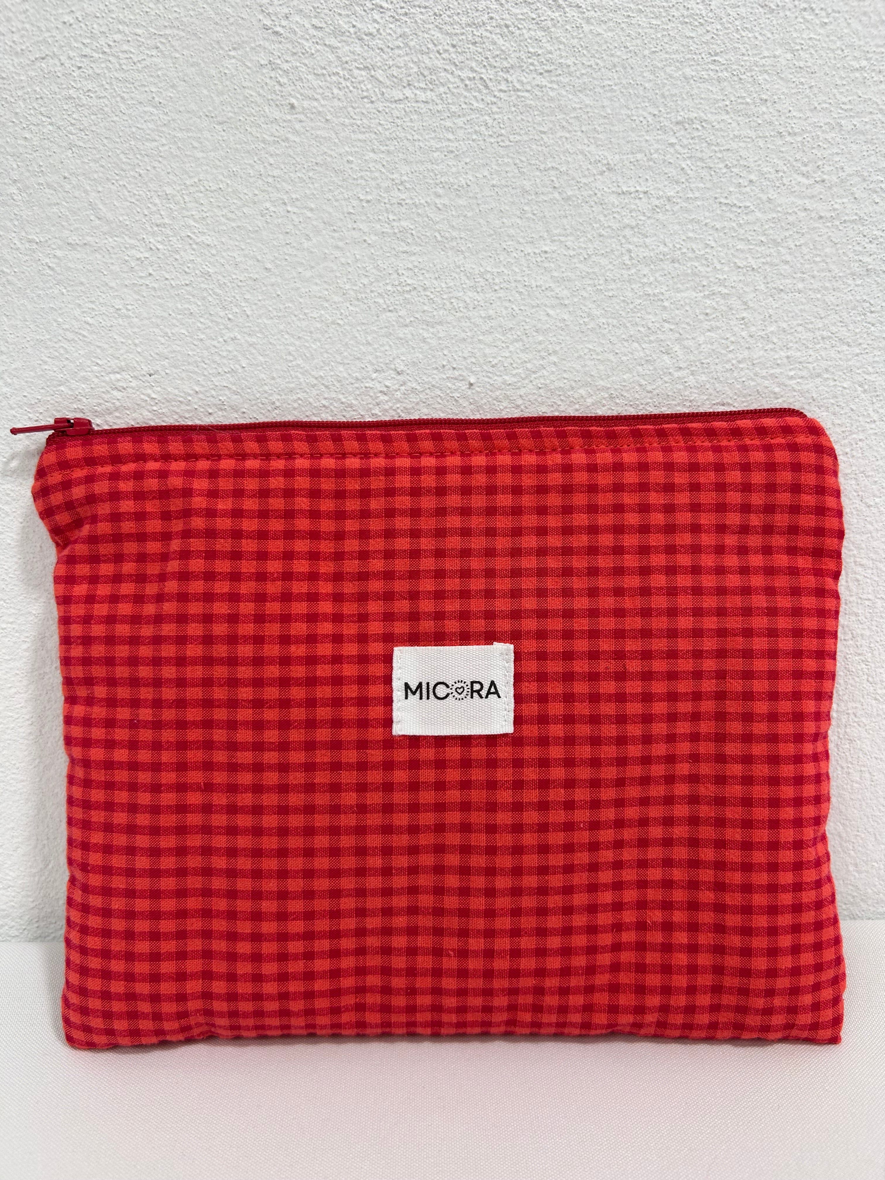 Neceser Pequeño Rojo-Coral