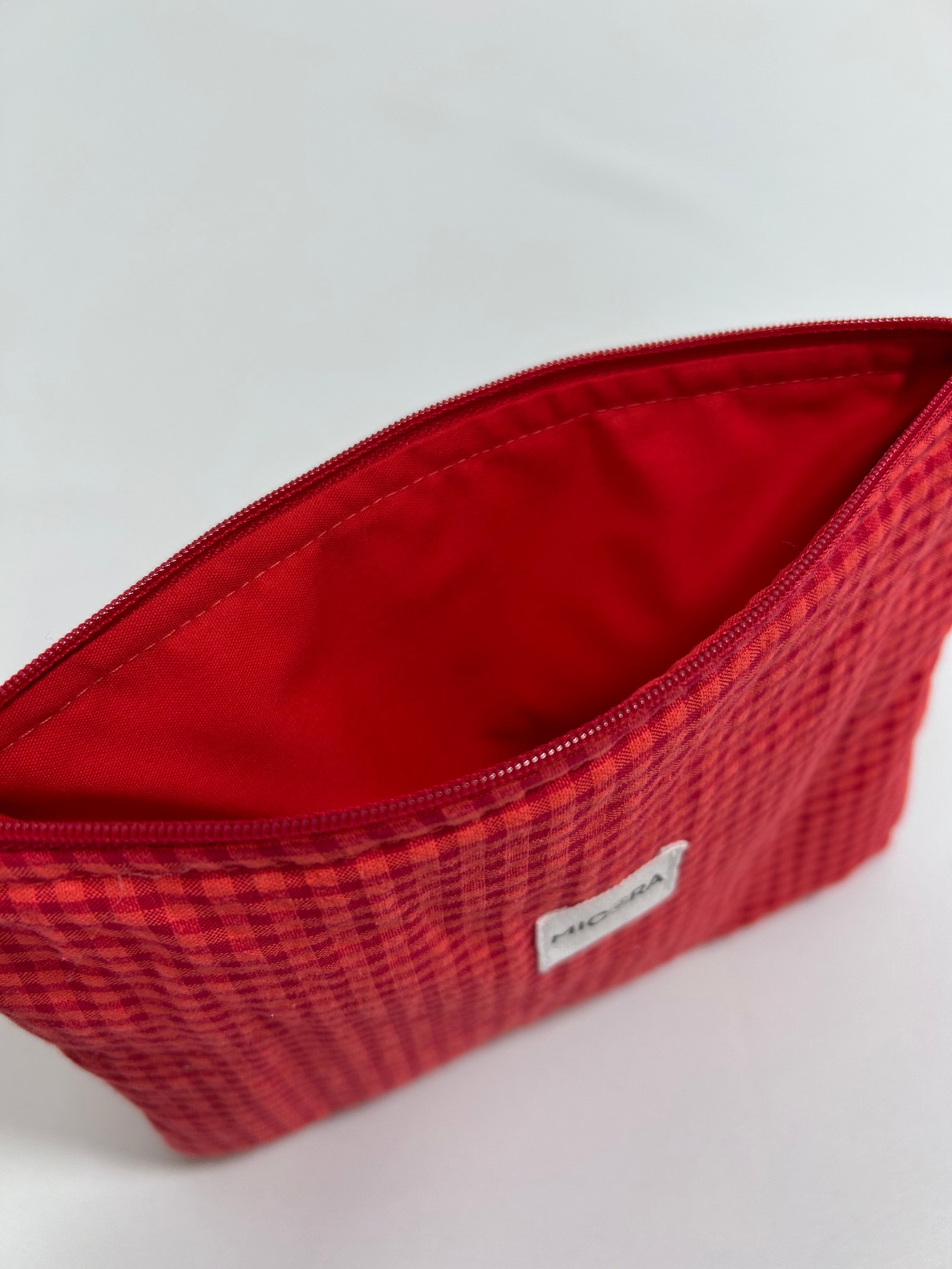 Neceser Pequeño Rojo-Coral