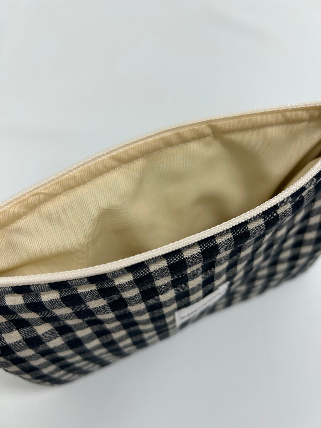 Neceser Pequeño Negro-Hueso