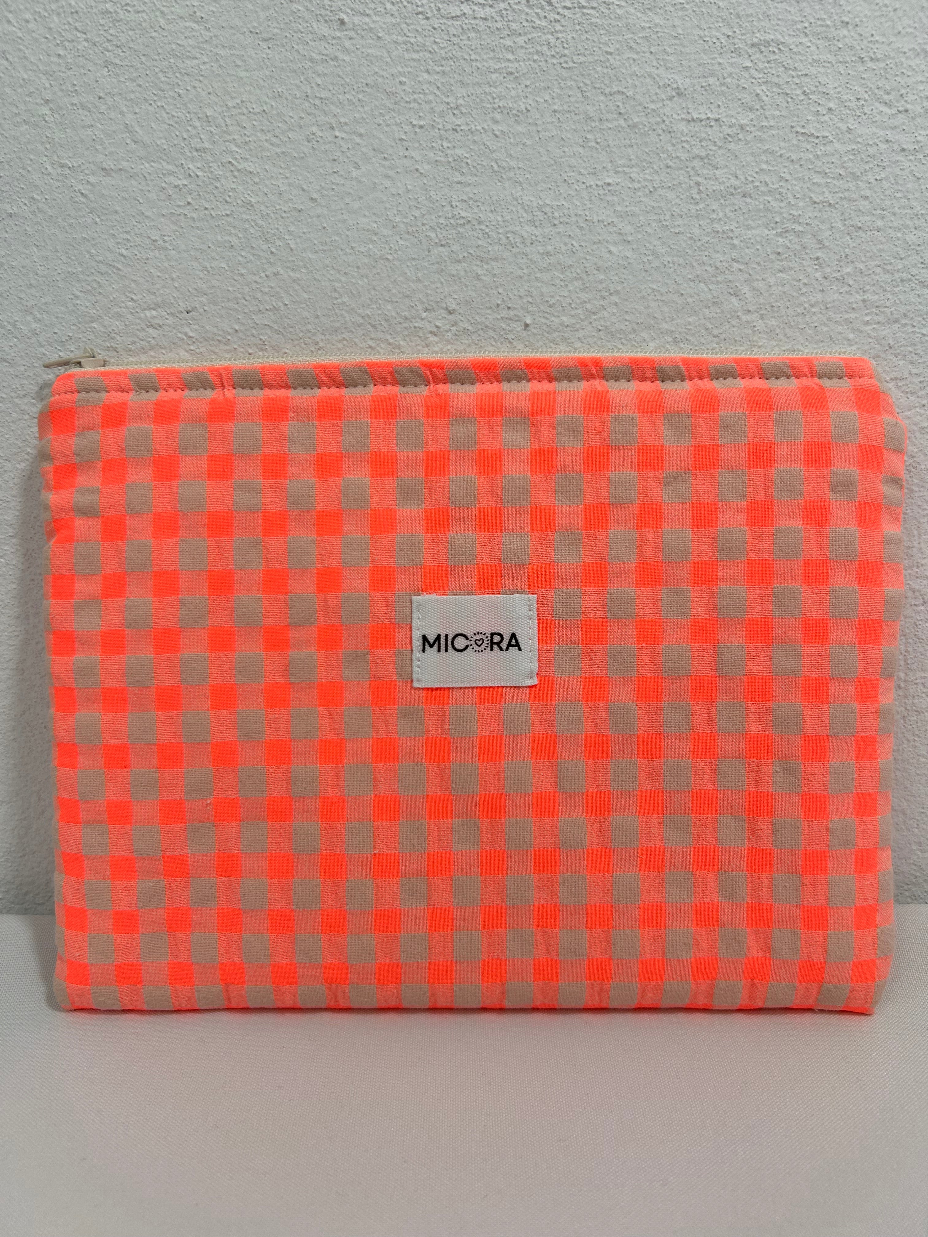 Neceser Pequeño Naranja Flúor