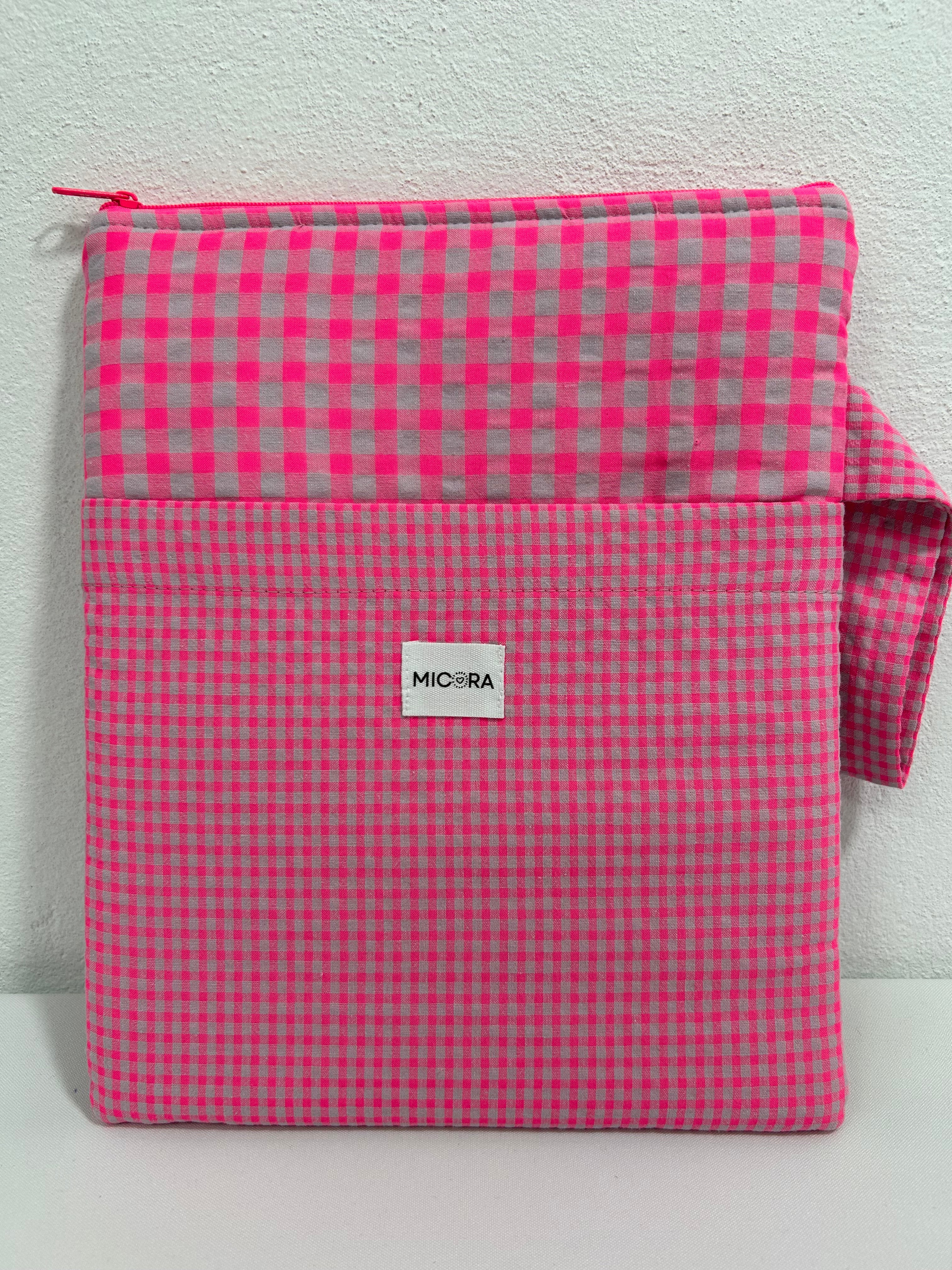 Funda Libro o Tablet Rosa Flúor