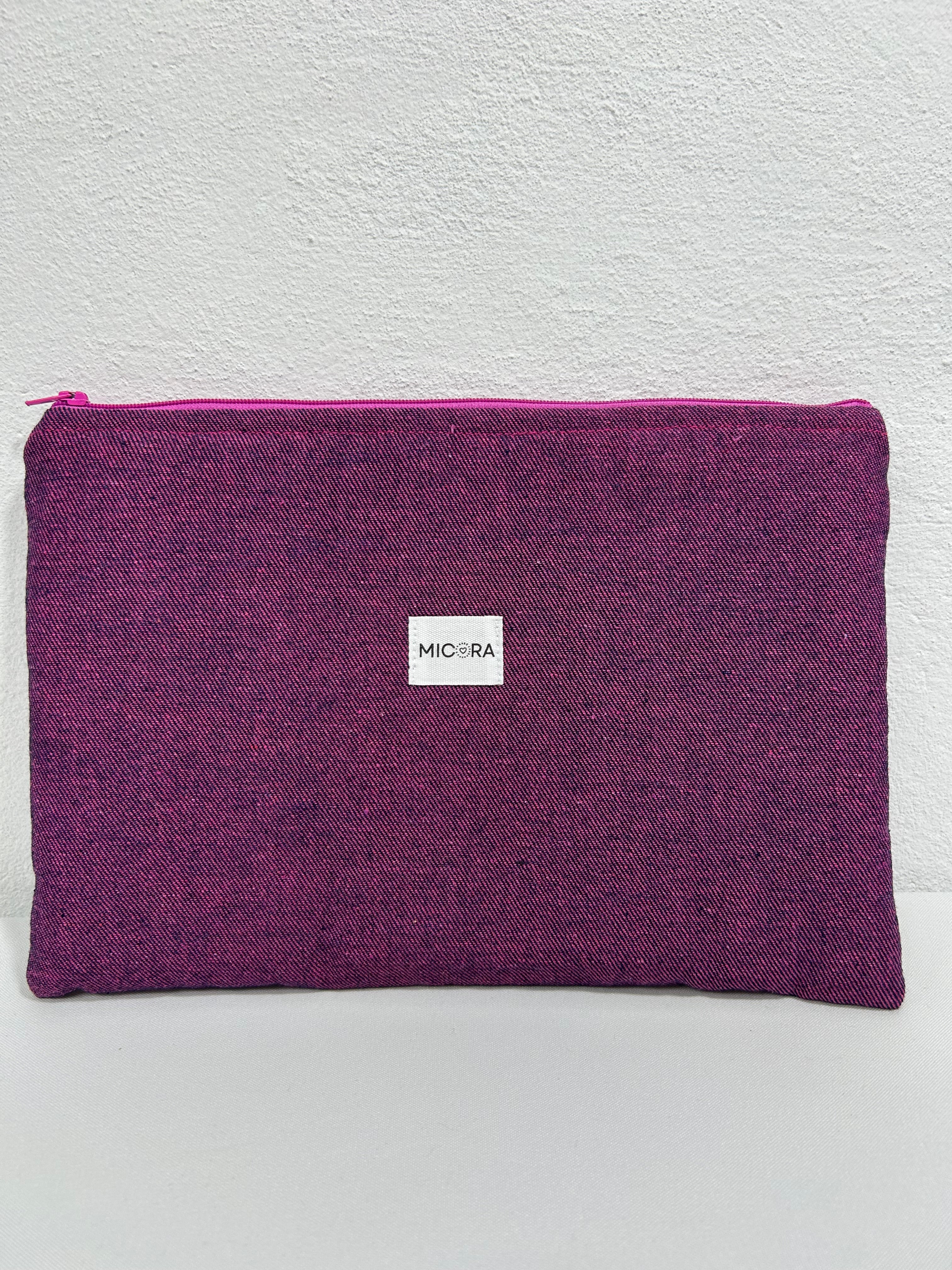 Neceser Mediano Vaquero Fucsia