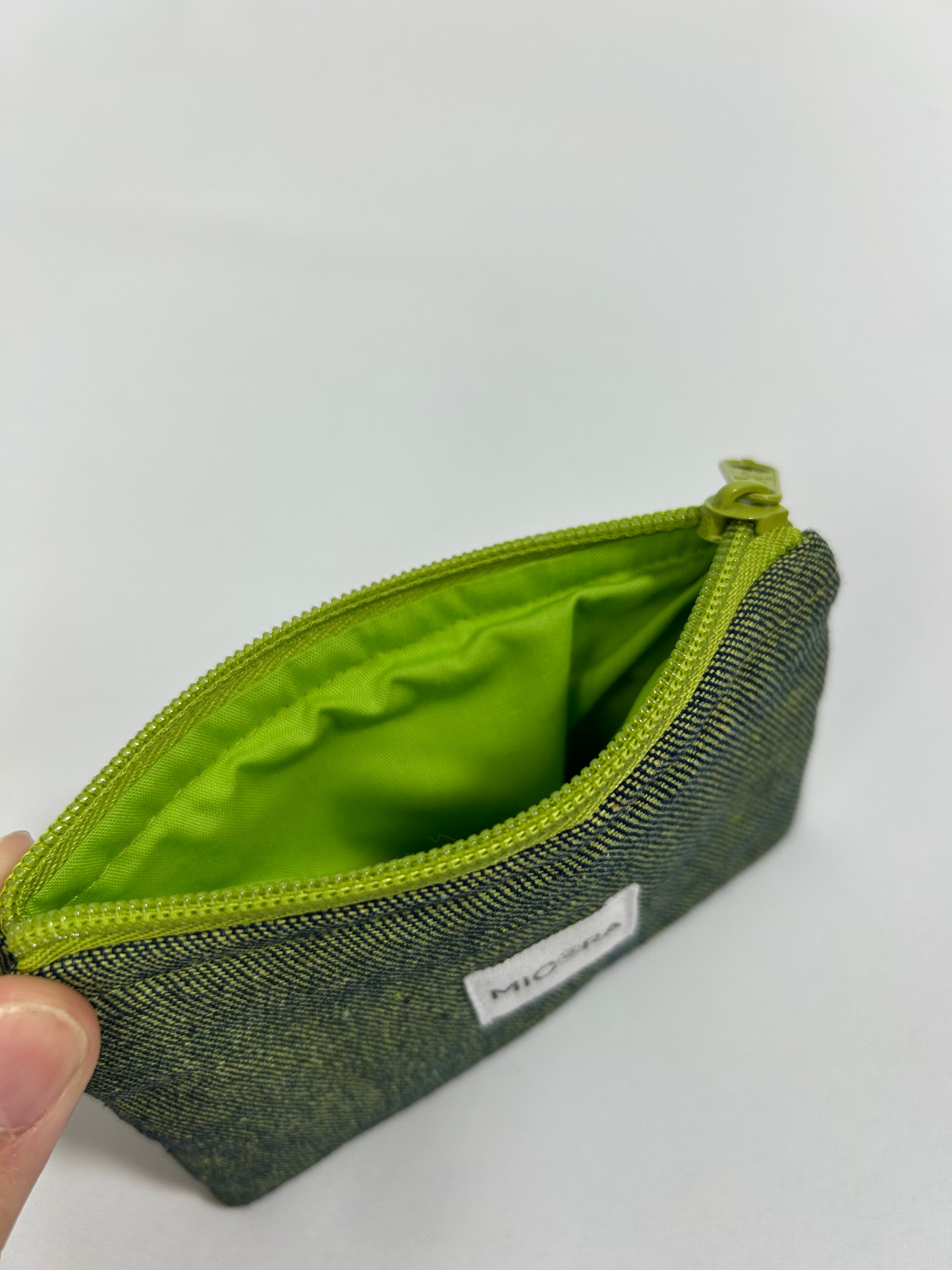 Monedero Vaquero Pistacho